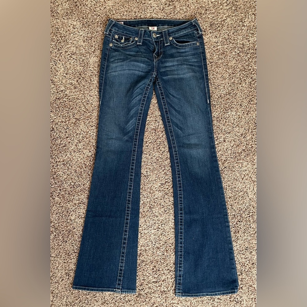 True Religion Becky Flare Jeans Sz 27